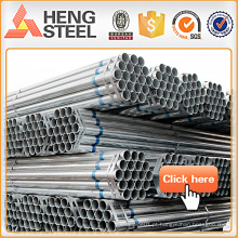 Hengji aço galvanizado gi preço tubo em tianjin